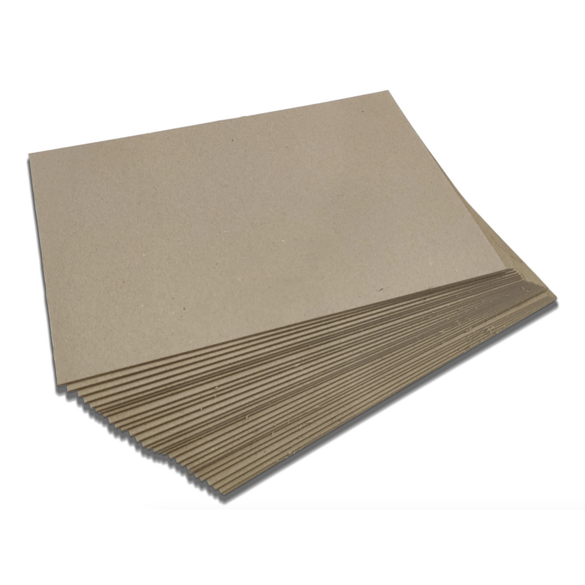 Крафт картон палітурний лист бурий 297*420 мм (А3), товщина 1,5 мм, упаковка 12 листів ЦОД НТІ